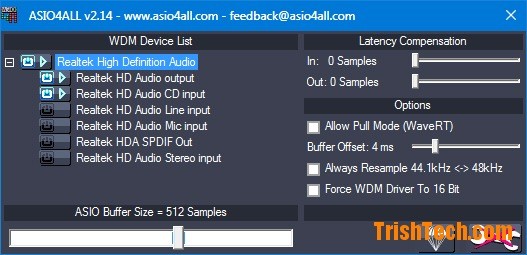 Audio Interface With Asio Driver